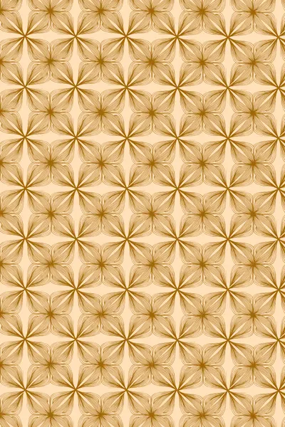 Golden Abstract Florals by cartissi