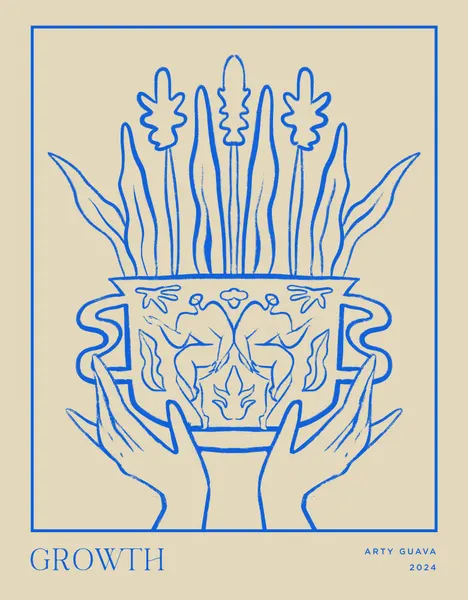 Vessel Collection : Growth (LineArt) by Arty Guava