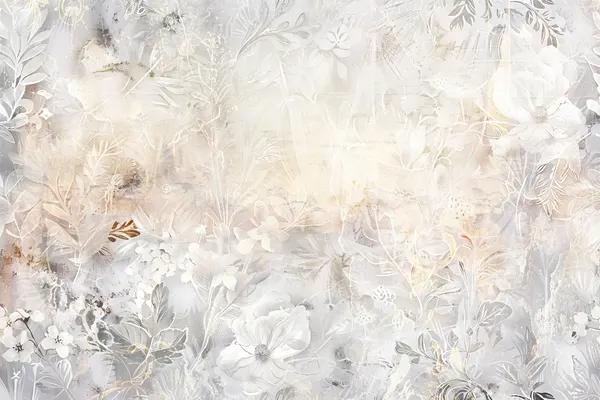 Elegant White Botanicals by Rafal Kulik