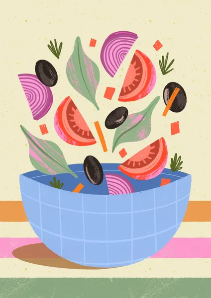 Tossed Salad by Melissa Donne