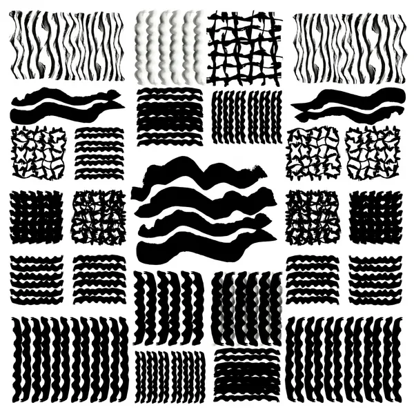 Abstract Brushstroke Patterns by cartissi