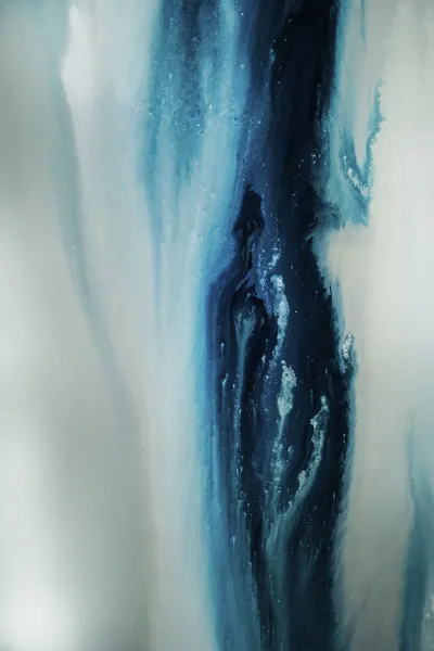 Flowing - Deep Blue by Petra Meikle de Vlas