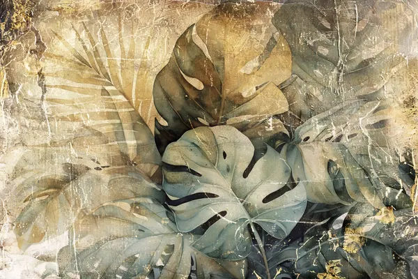 Vintage Tropical Leaves by Rafal Kulik