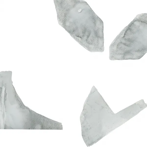 Grey Abstract Shapes by cartissi