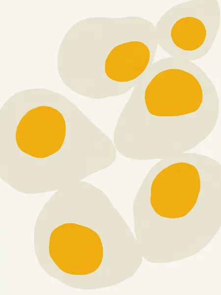 Bright Boiled Eggs by Little Dean