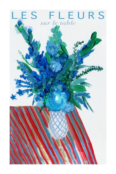 Vibrant Blue Bouquet by cartissi