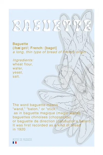 French Baguette Definition by cartissi