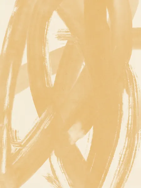 Modern Beige Abstract by Little Dean