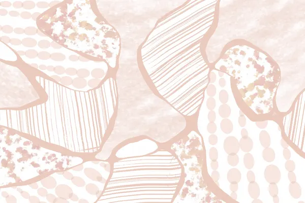Soft Organic Abstract by Martina