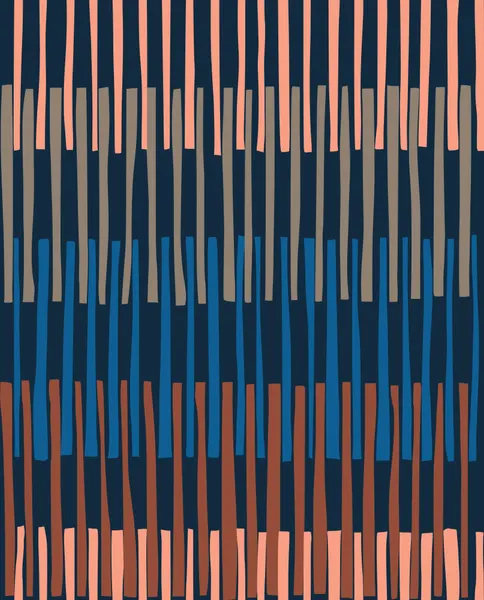 Modern Layered Stripes by Annick