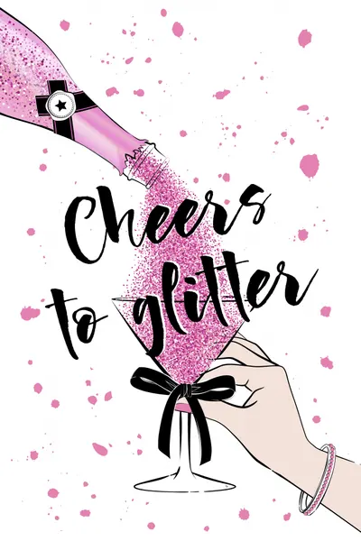 Cheers to Glitter by Martina