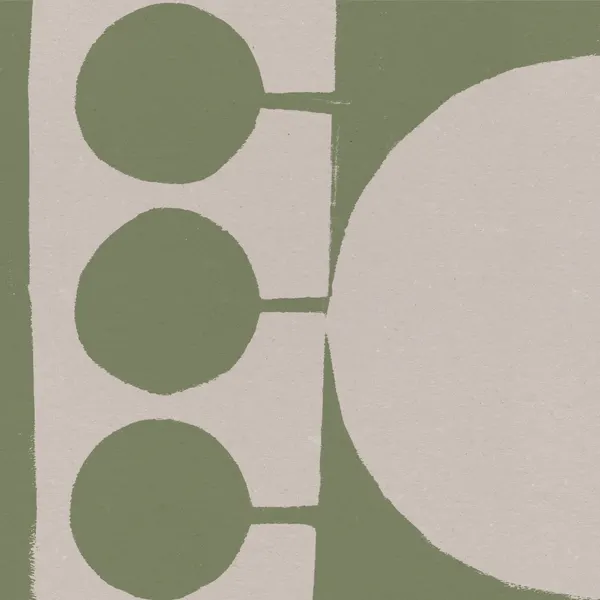 Minimalist Sage Shapes by Dina Dankers