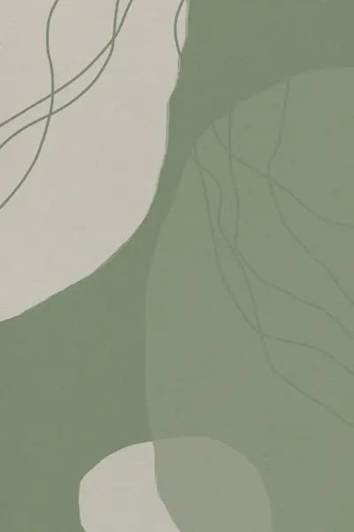 Organic Green Shapes by Dina Dankers