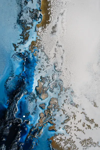 Abstract Ocean - Admiral Passage by Petra Meikle de Vlas