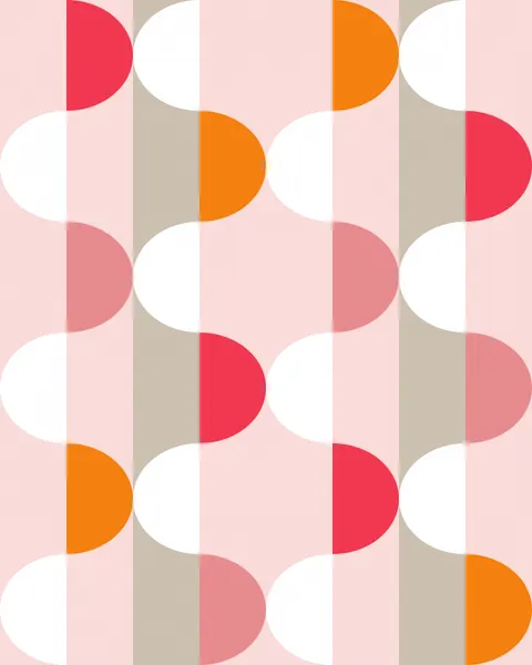 Retro Wave Pattern by Annick