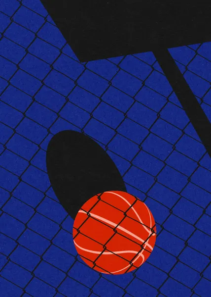 Backjard Basketball Court by Rosi Feist
