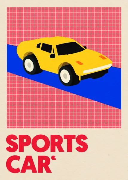 Sports Car by Rosi Feist
