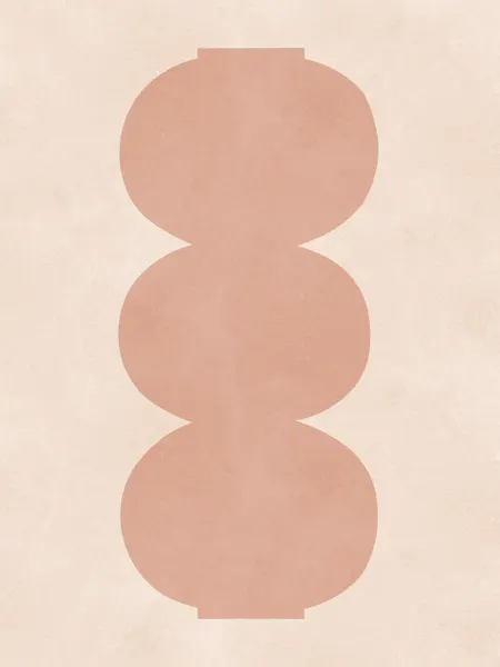 Stacked Terracotta Shapes by Vitor Costa