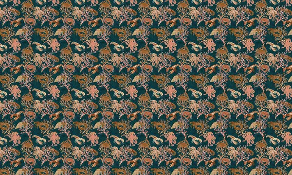 Deep Sea Coral Pattern by Annick