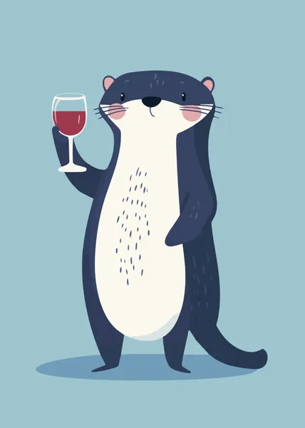 Toasting Otter by Andreas Magnusson