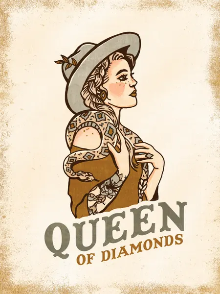 Queen of Diamonds (2) by The Whiskey Ginger