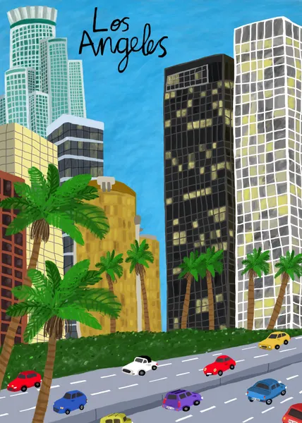 Downtown Los Angeles by Carla Daly