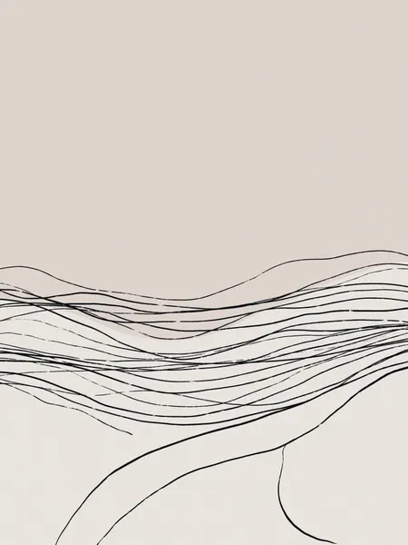 Delicate Flowing Lines by Little Dean