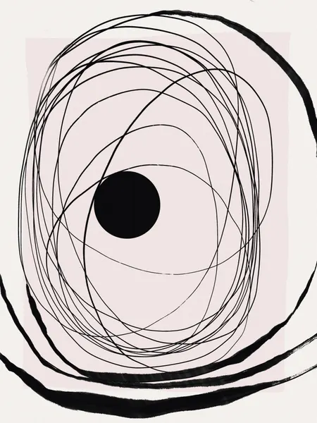 Black Circle Orbit by Little Dean