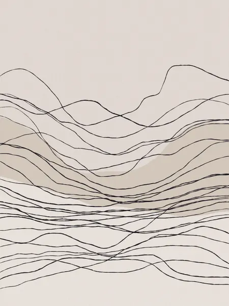 Soft Wavy Landscape by Little Dean