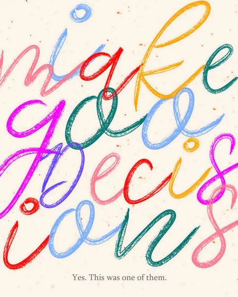 Colorful Decisions by Uma Gokhale