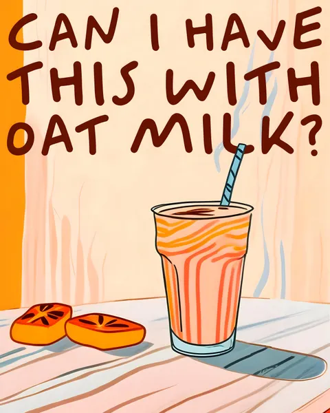 Oat Milk Smoothie Request by Uma Gokhale
