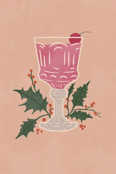 Pink Holly Cocktail by Nikita Jariwala