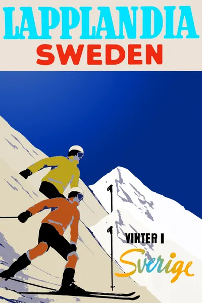 Retro Ski Adventure by casa cartissi