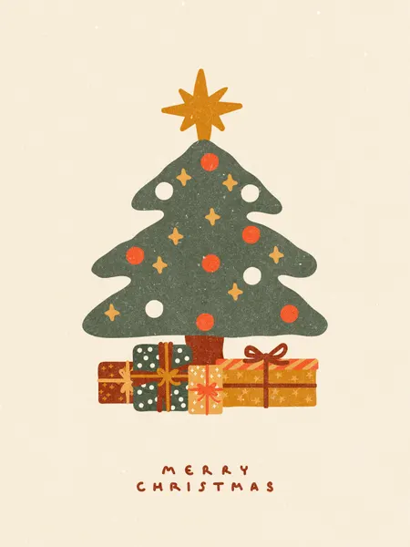 Christmas tree with gifts by NKTN