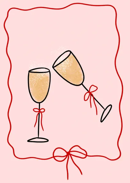 Champagne Cheers by Athene Fritsch