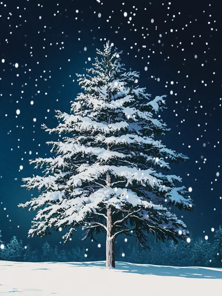 Snowy Winter Night by Pictufy Studio IV