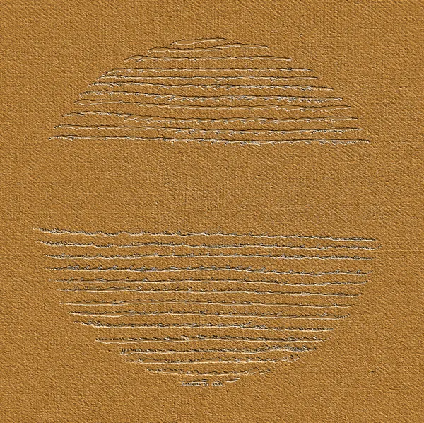 Textured Abstract Circle by Santhosh ch