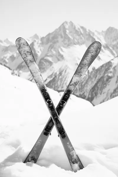 Skis and Alpine Peaks by Pictufy Studio IV