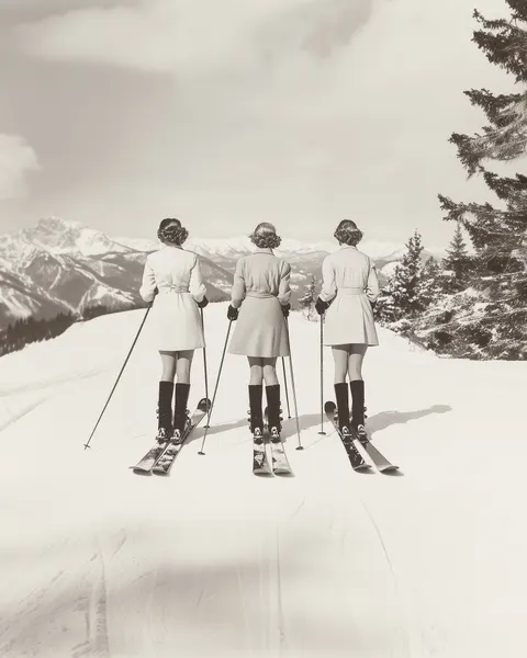 Elegant Ski Mountain View by Pictufy Studio IV