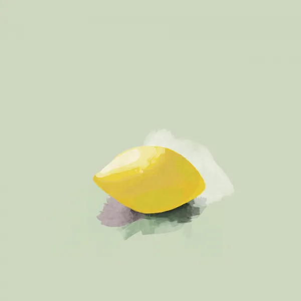 Vibrant Lemon Slice by Rosana Laiz Blursbyai