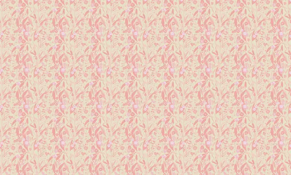 Soft Pink Botanical Pattern by Josie George