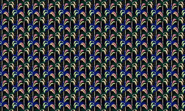 Stylized Palm Pattern by Josie George