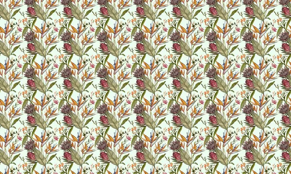 Exotic Floral Pattern by Josie George