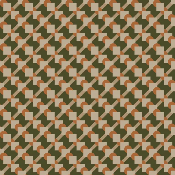 Green Geometric Pattern by Little Dean
