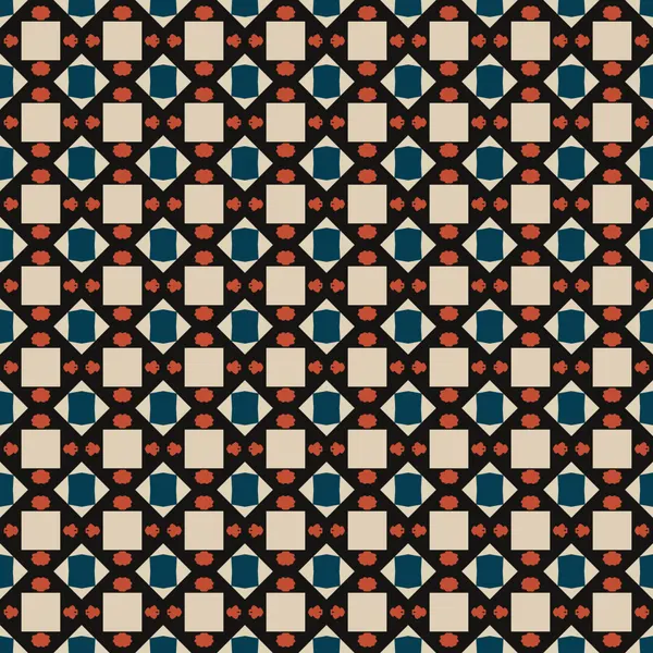 Retro Geometric Pattern by Little Dean