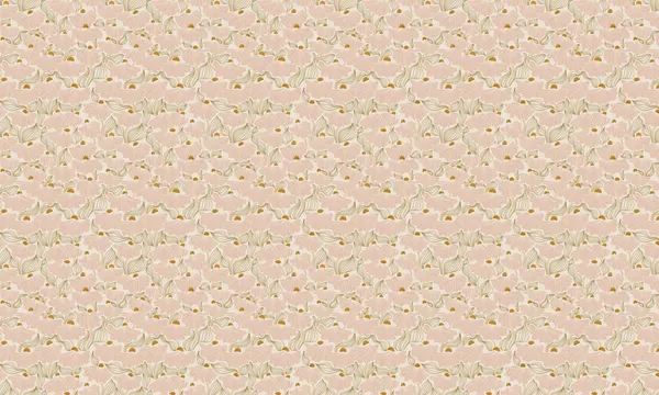 Delicate Pink Floral Pattern by Annick