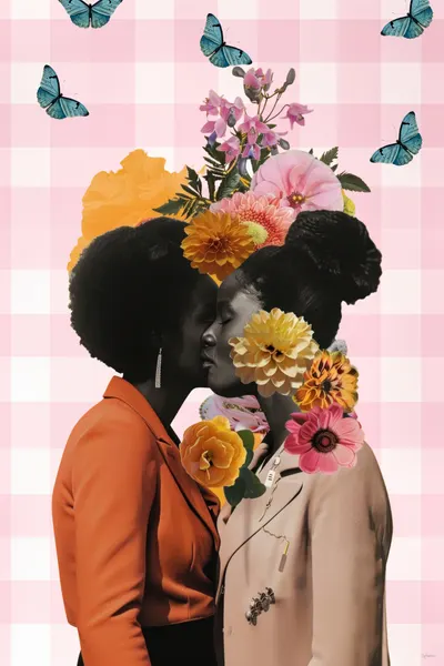 Loving Floral Embrace by Sue Skellern