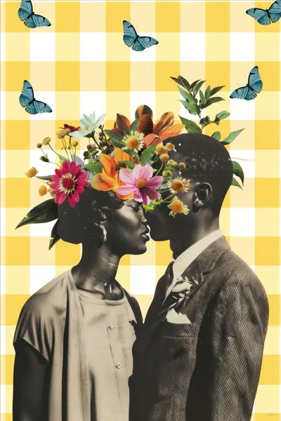Tender Floral Embrace by Sue Skellern