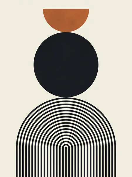 Stacked Geometric Forms by Vitor Costa