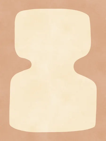 Warm Minimalist Shape by Vitor Costa